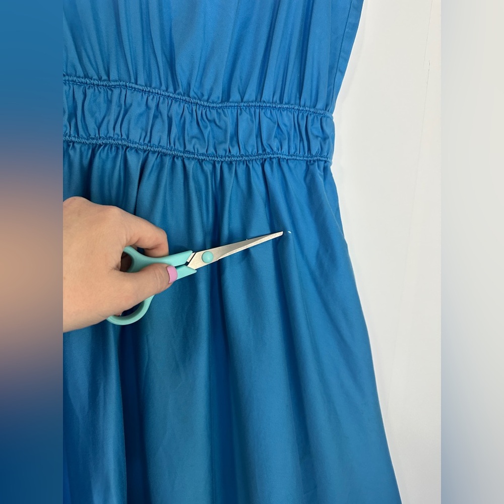 Roksanda Collective Blue Midi Dress Size 4 - read description - Picture 4 of 9